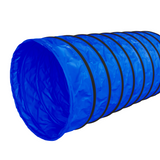 RiteChoice Dog Tunnel - Blue w/ Black Wear Strip