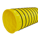 RiteChoice Dog Tunnel - Yellow w/Black Wear Strip.