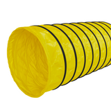 RiteChoice Dog Tunnel - Yellow w/ Black Wear Strip